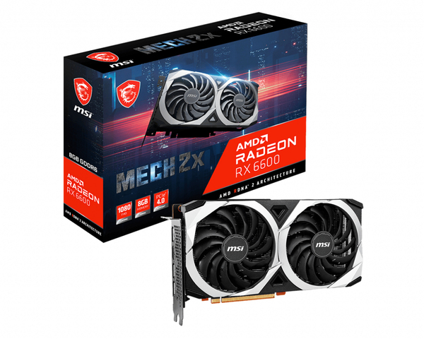 MSI Radeon RX 6600 Mech 2X 8GB - Graphics card - Multitronic